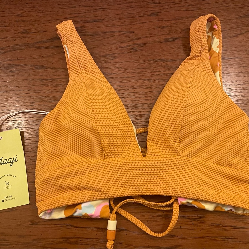 Reversible Maaji bikini top. - Picture 2 of 5